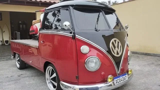 VW T1 splitwindow bus single cab 1974 — Brazilian Classic Cars