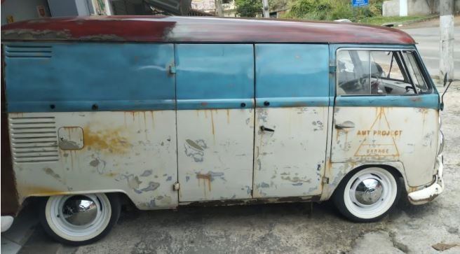 VW T1 splitwindow bus panel van 1974