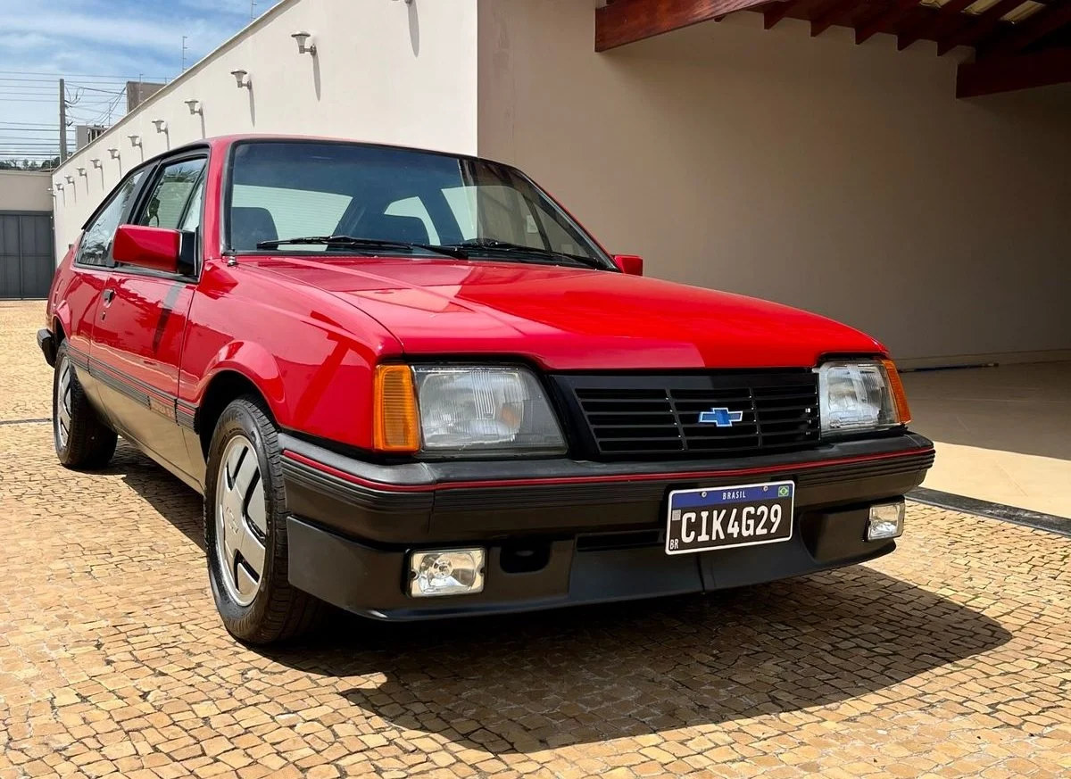 1986 Monza Hatch SR 1.8 S – 40,000 Km, Brazilian Black Plate, Original ...
