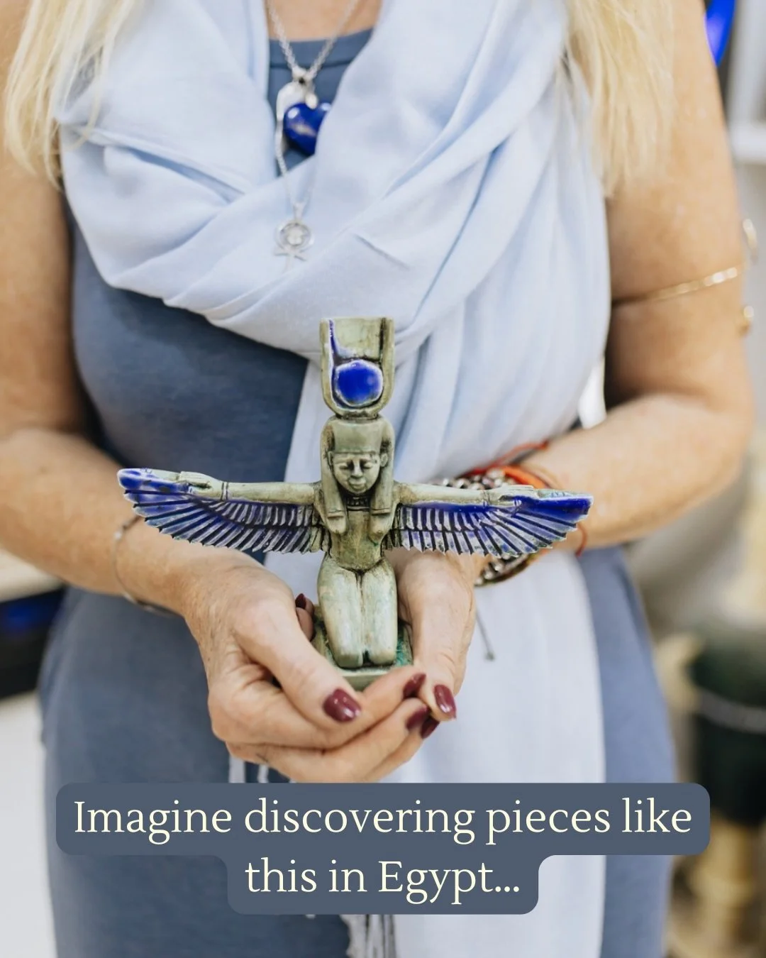 Imagine discovering Egyptian craftsmanship up close, watching the skill that goes into creating it, trying your hand at sculpting something yourself, and finding a special piece to take home as a reminder of where you&rsquo;ve been.

These are the li