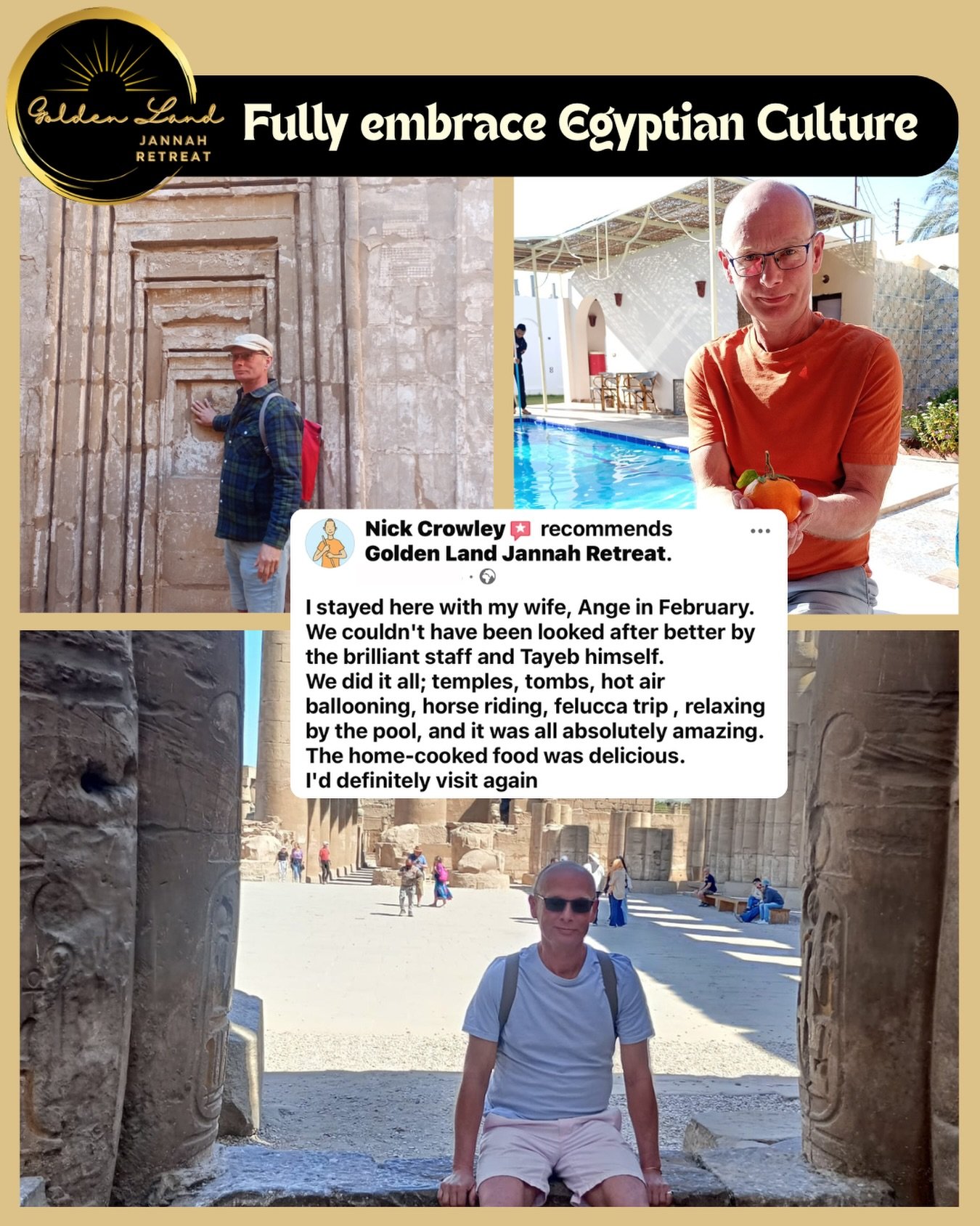 When you&rsquo;re planning a trip to Egypt, you want to know one thing... what is it really like? 🇪🇬

The answer is often found in the words of the people who&rsquo;ve already been.

&ldquo;We did it all... temples, tombs, hot air ballooning, horse