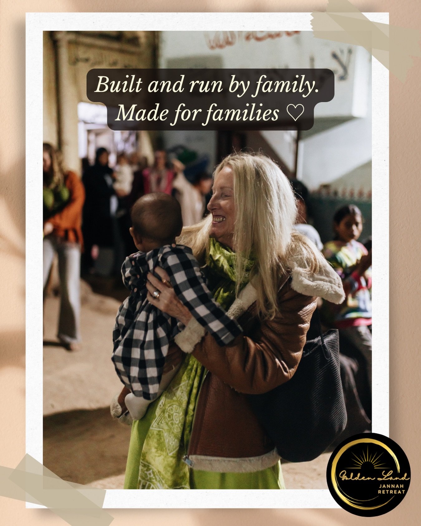 Golden Land Jannah Retreat was built with family in mind, is run by family, and warmly welcomes you to come and experience Egypt together.

From couples to children, parents to grandparents, or whatever family looks like to you, this is a place where