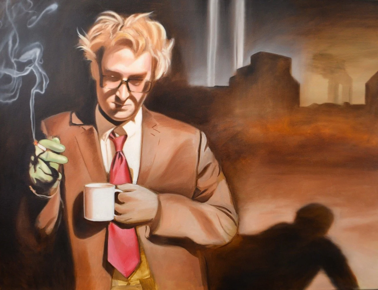"Babble On" 36x48" Oil on canvas 2025