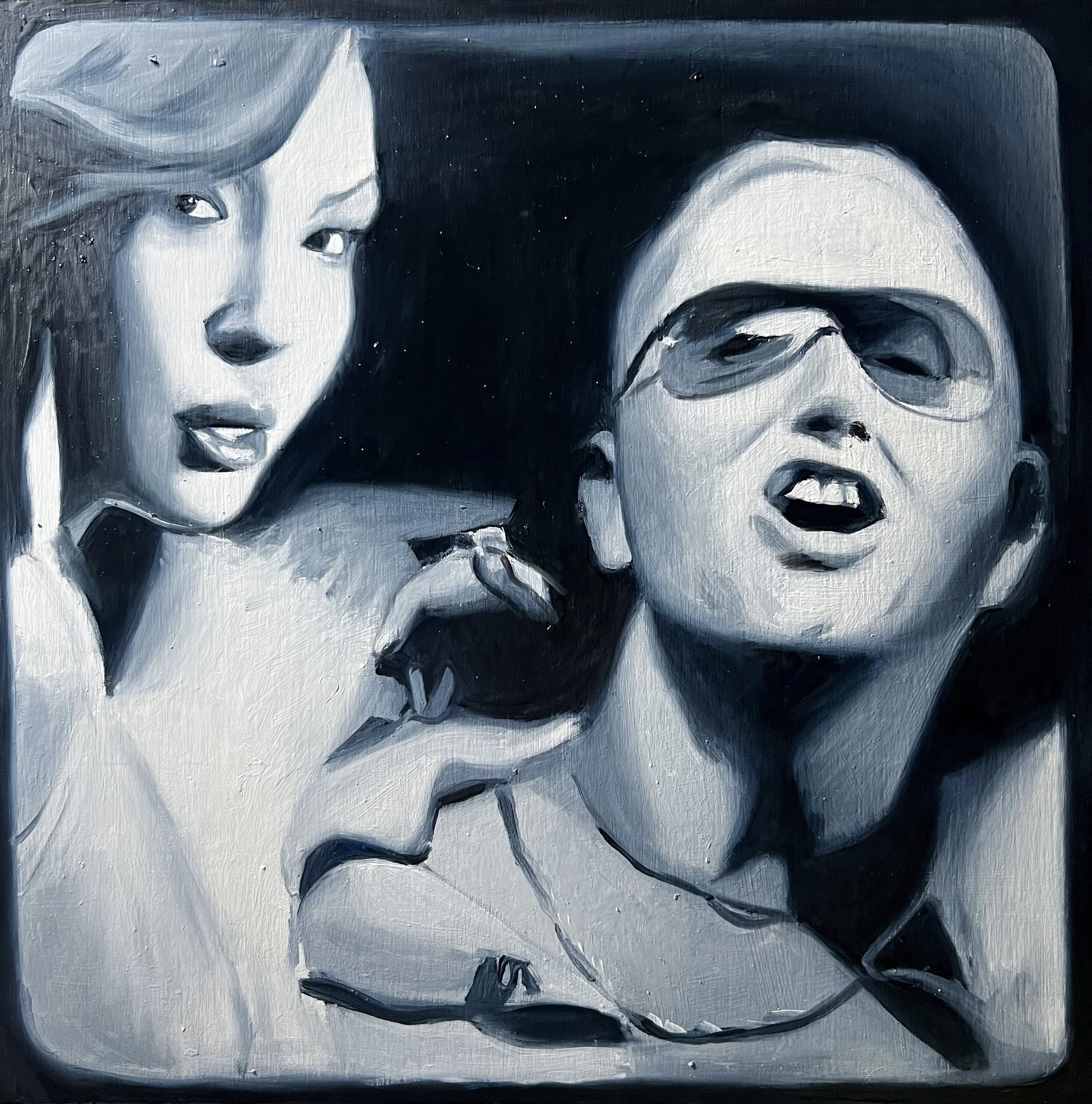 "Celebrity" 10x10" Oil on canvas 2026