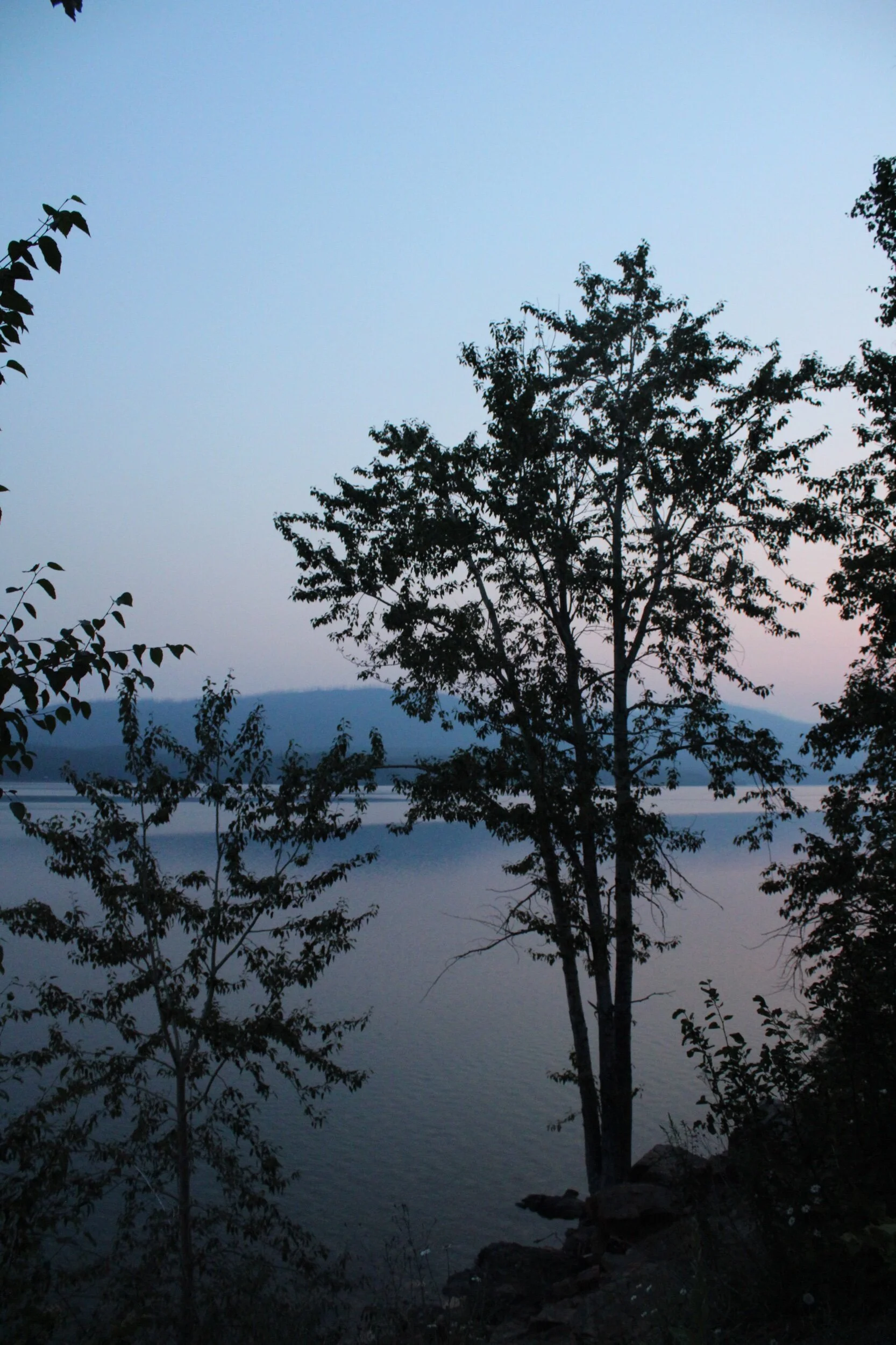 McDonald Lake at daybreak.