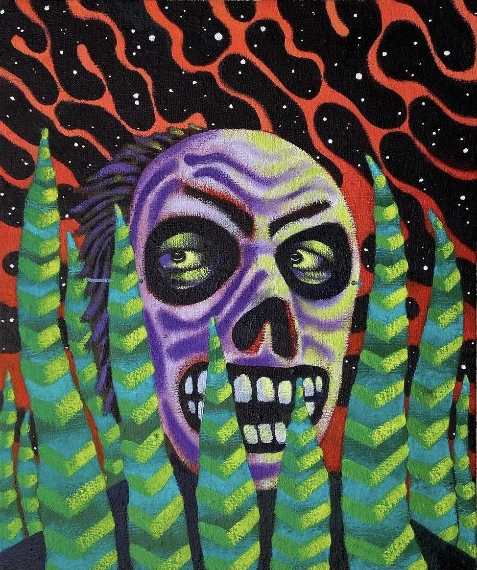 “Stars shine bright, both day and night”
12.25” x 10.25” / oil on canvas
2022