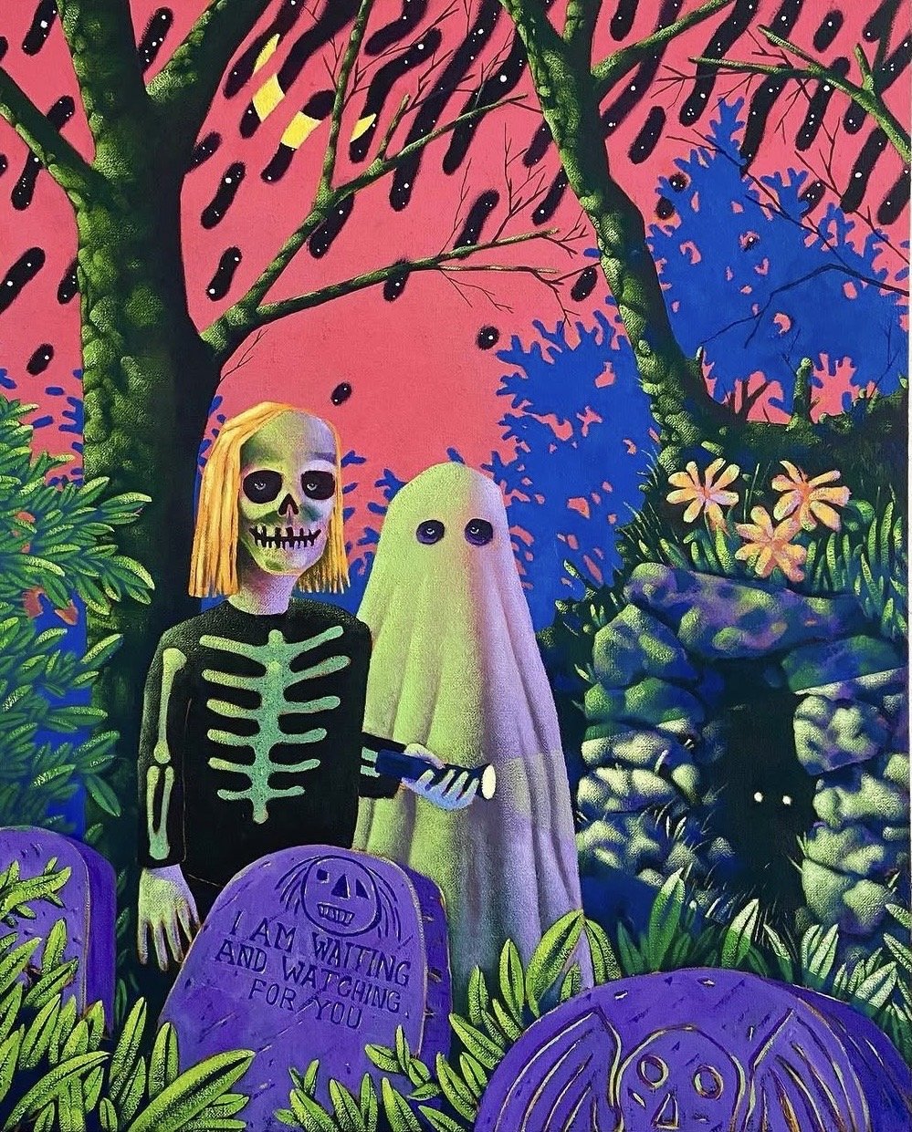“COPSE // CORPSE”
26” x 21” / oil on canvas
2022