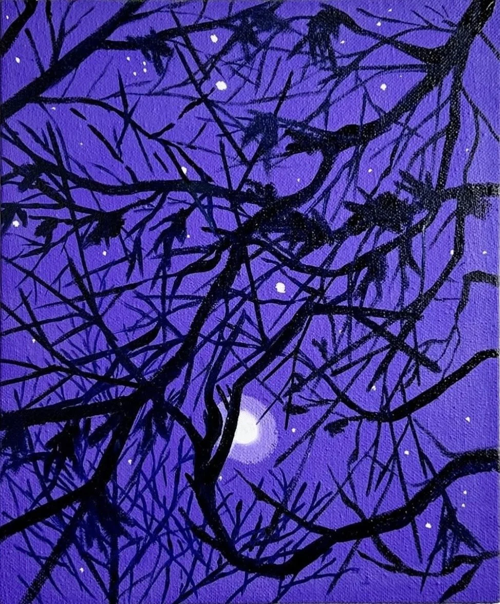 “A life charmed black”
12” x 10” / oil on canvas
2023