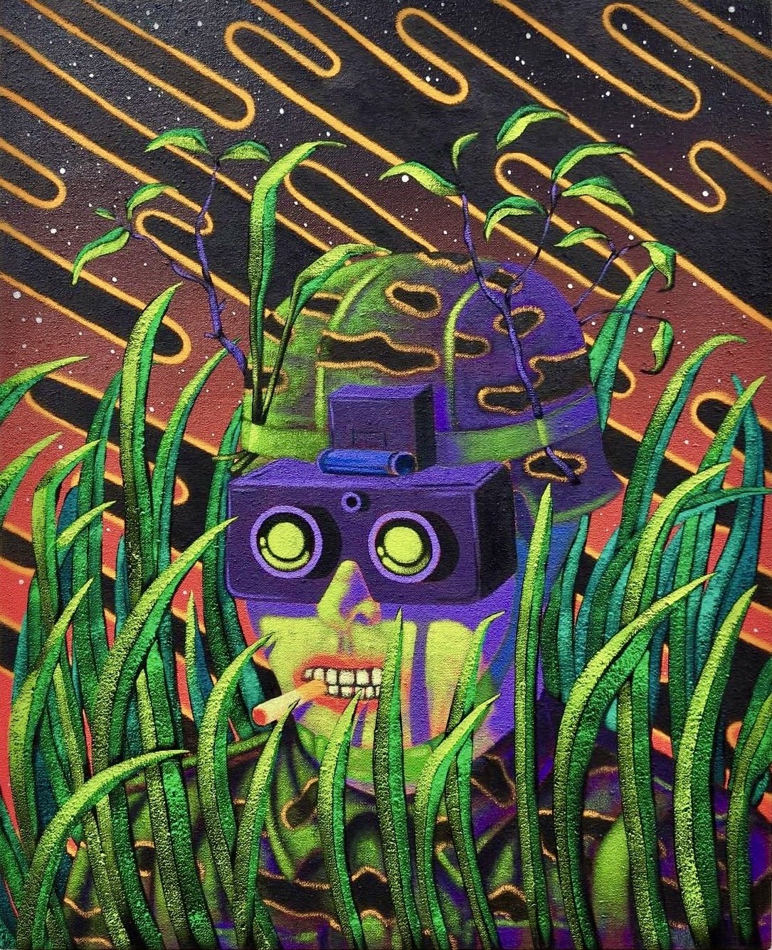 “SPG”
26” x 21” / oil on canvas
2025