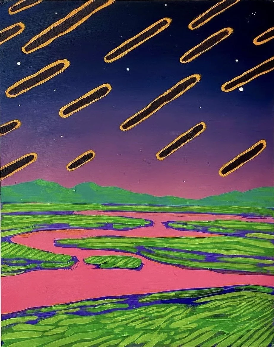 “Many were buried where they fell”
14” x 11” / oil on yupo
2023