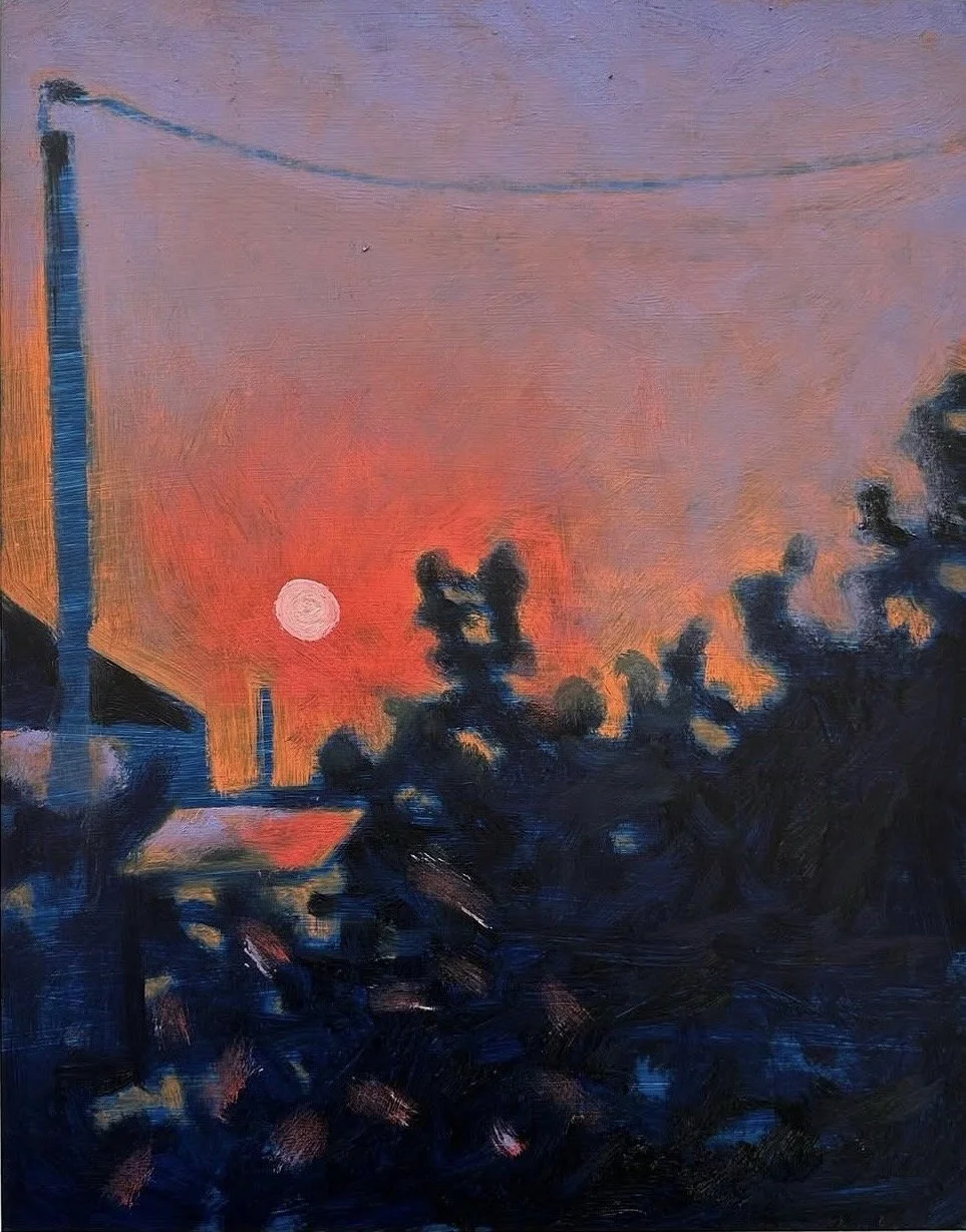 “Dreams like the horizon recede as we approach them”
14” x 11” / oil on yupo
2023