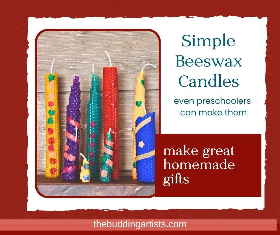 Make Simple Beeswax Candles with Kids