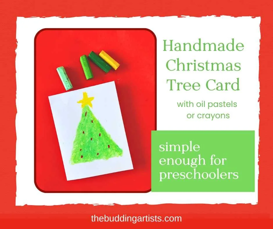 Simple Christmas Tree Card for Kids