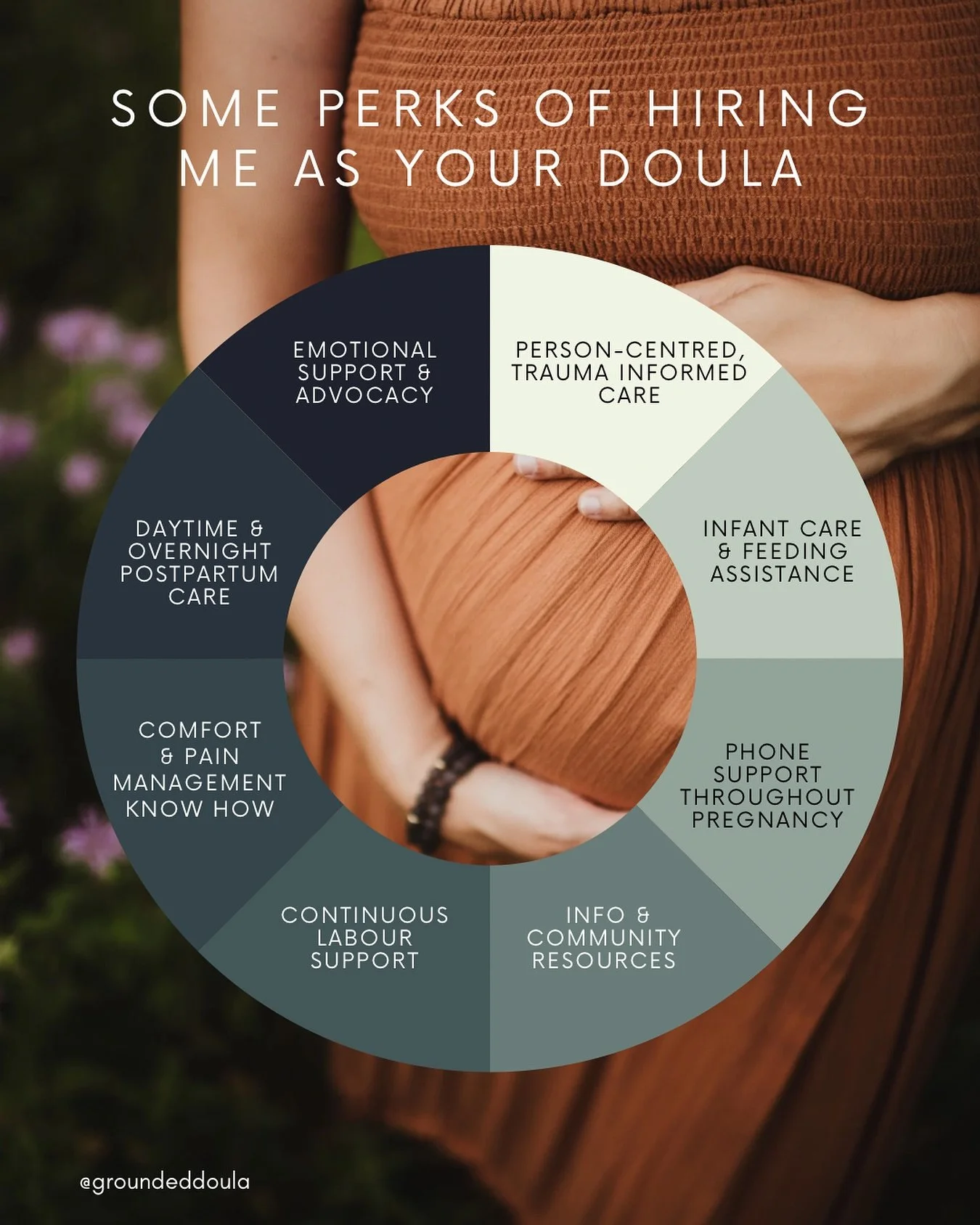 I&rsquo;ve been a doula for 7 YEARS (whoa!), and I&rsquo;m constantly learning, humbled &amp; amazed in this work.

Every client and journey teaches me something that I bring into my practice - and life.

My big &ldquo;why&rdquo; that lead me here, w