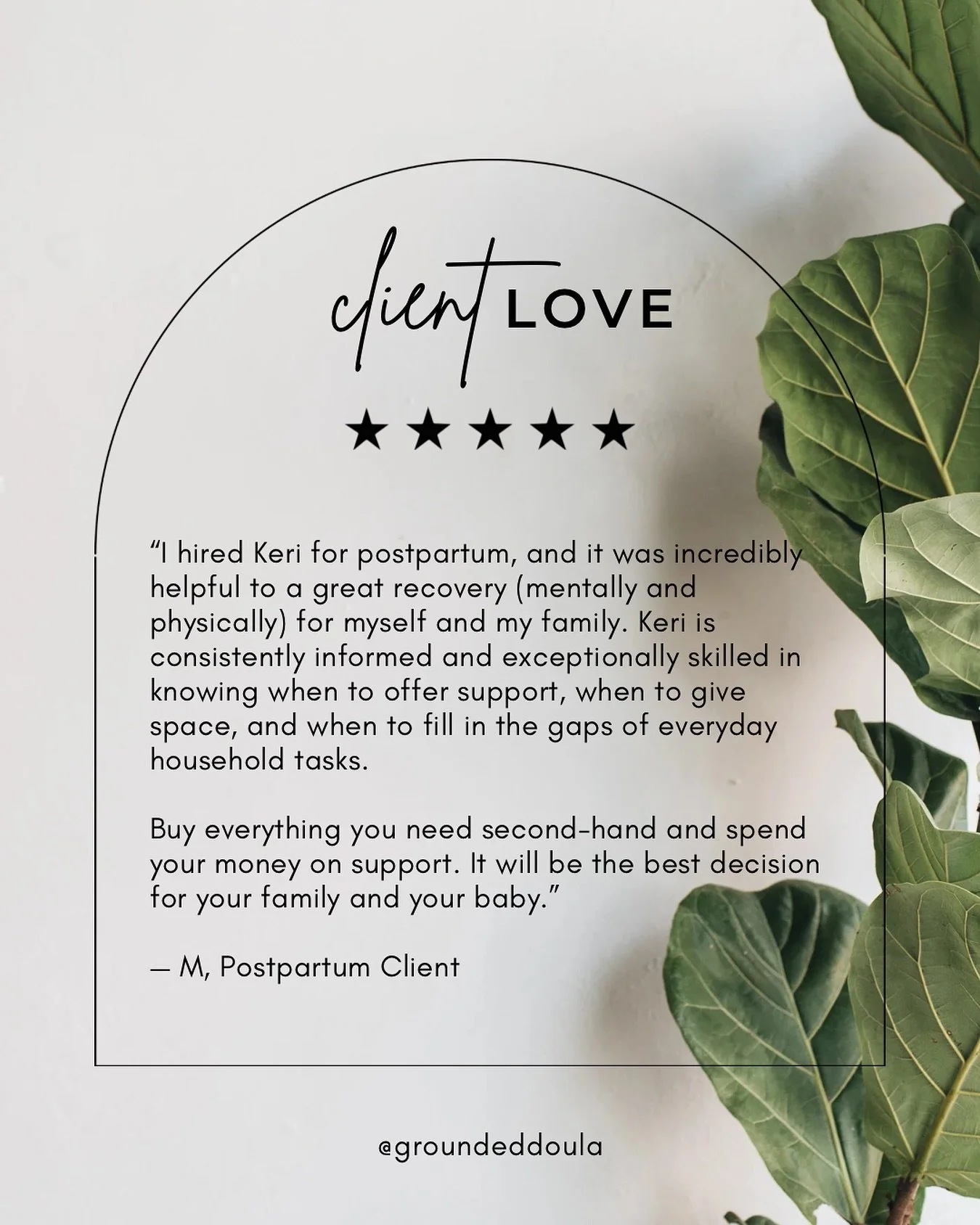 Client love 💚

Sharing a recent review from a lovely postpartum fam!

For these first-time parents, we focused on normal (and weird) newborn development and care, validated how hard the early &ldquo;newborn trenches&rdquo; can be, celebrated wins, h