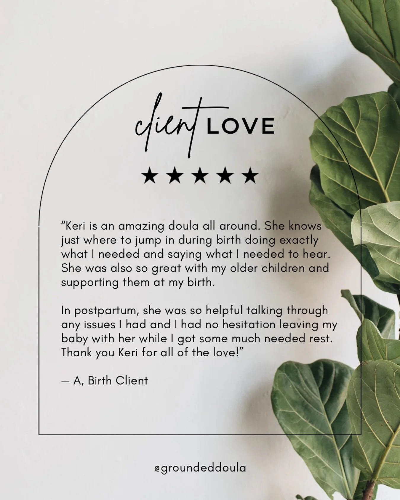 Client Love 💚

Sharing some kind words from an amazing birth client (and friend, plus upcoming repeat client!)

Being invited to share this chapter with my friend and powerhouse of a mother, was really incredible. 

✨Extra magic: having a mini doula