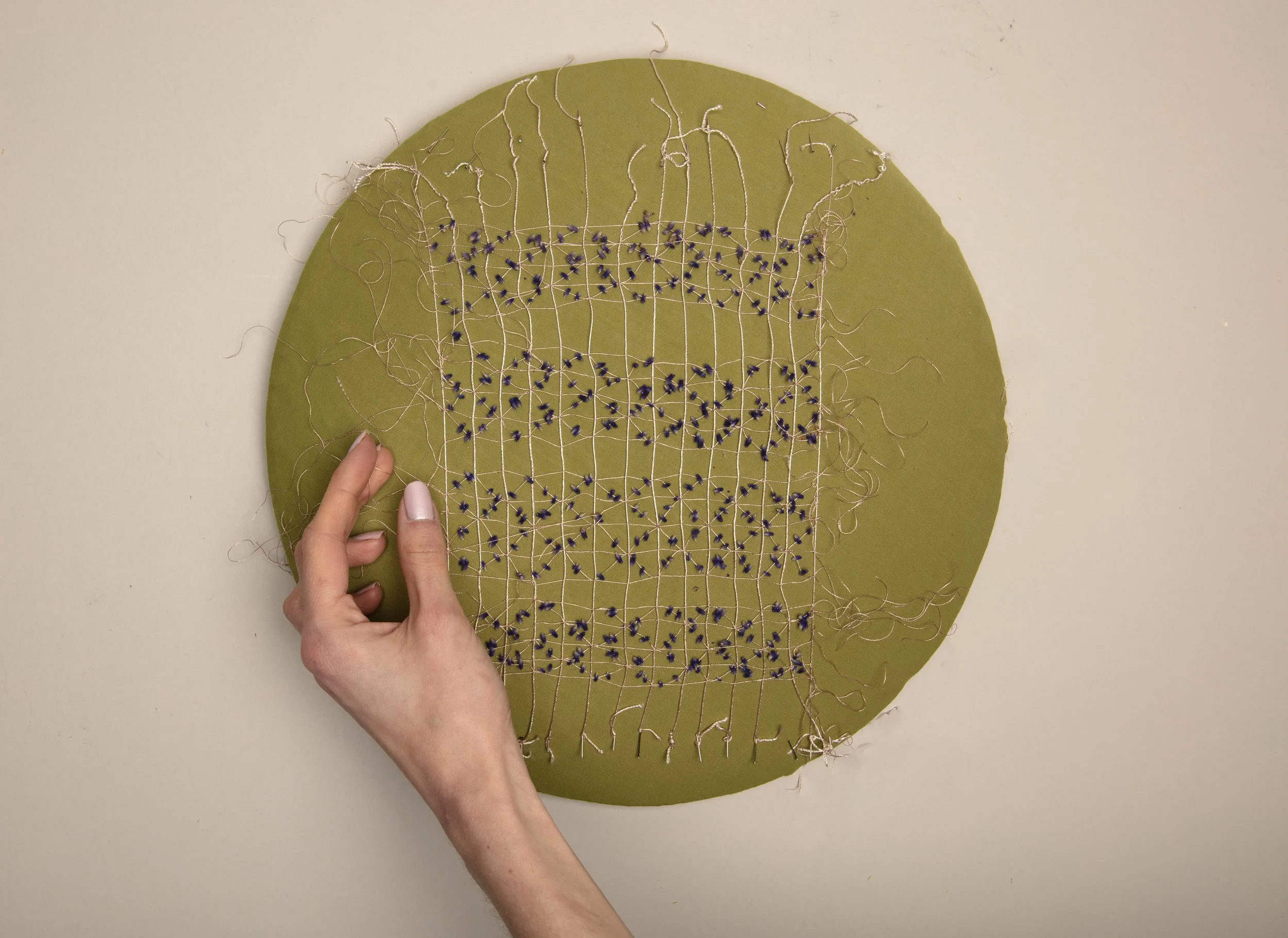 THREADED PETALS: A hand embroidery workshop with Katerina Knight.