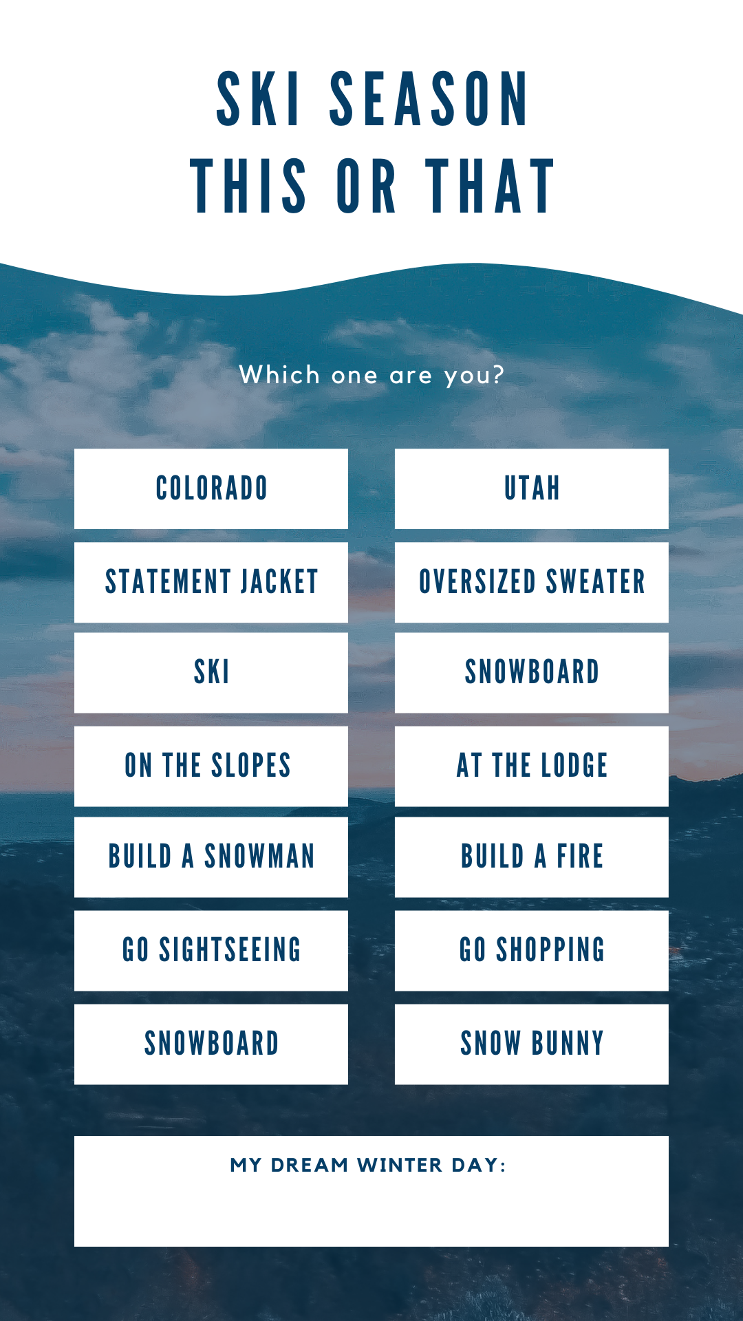 Ultimate Ski Season Style Guide