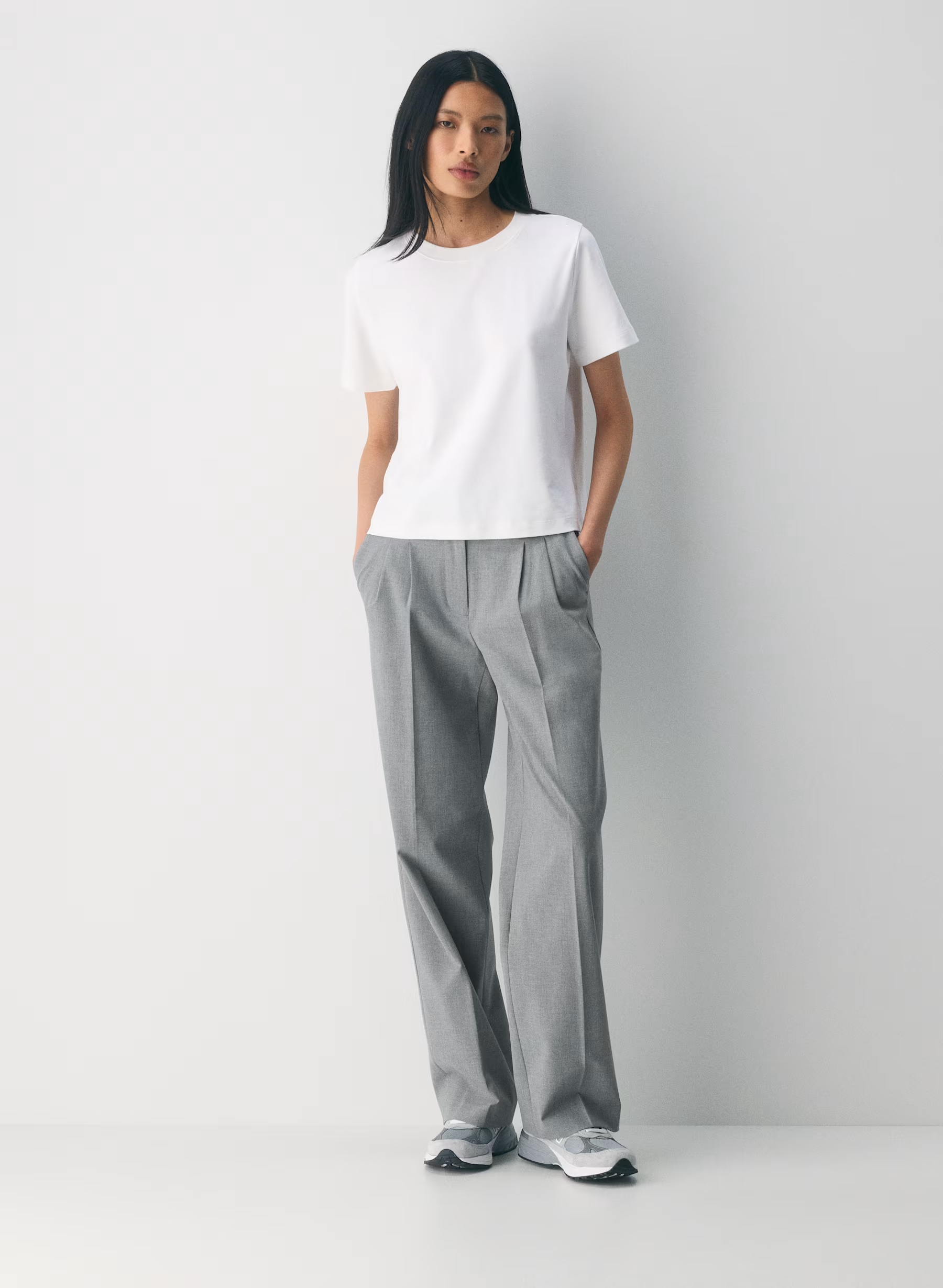 Structured, slightly relaxed t shirt