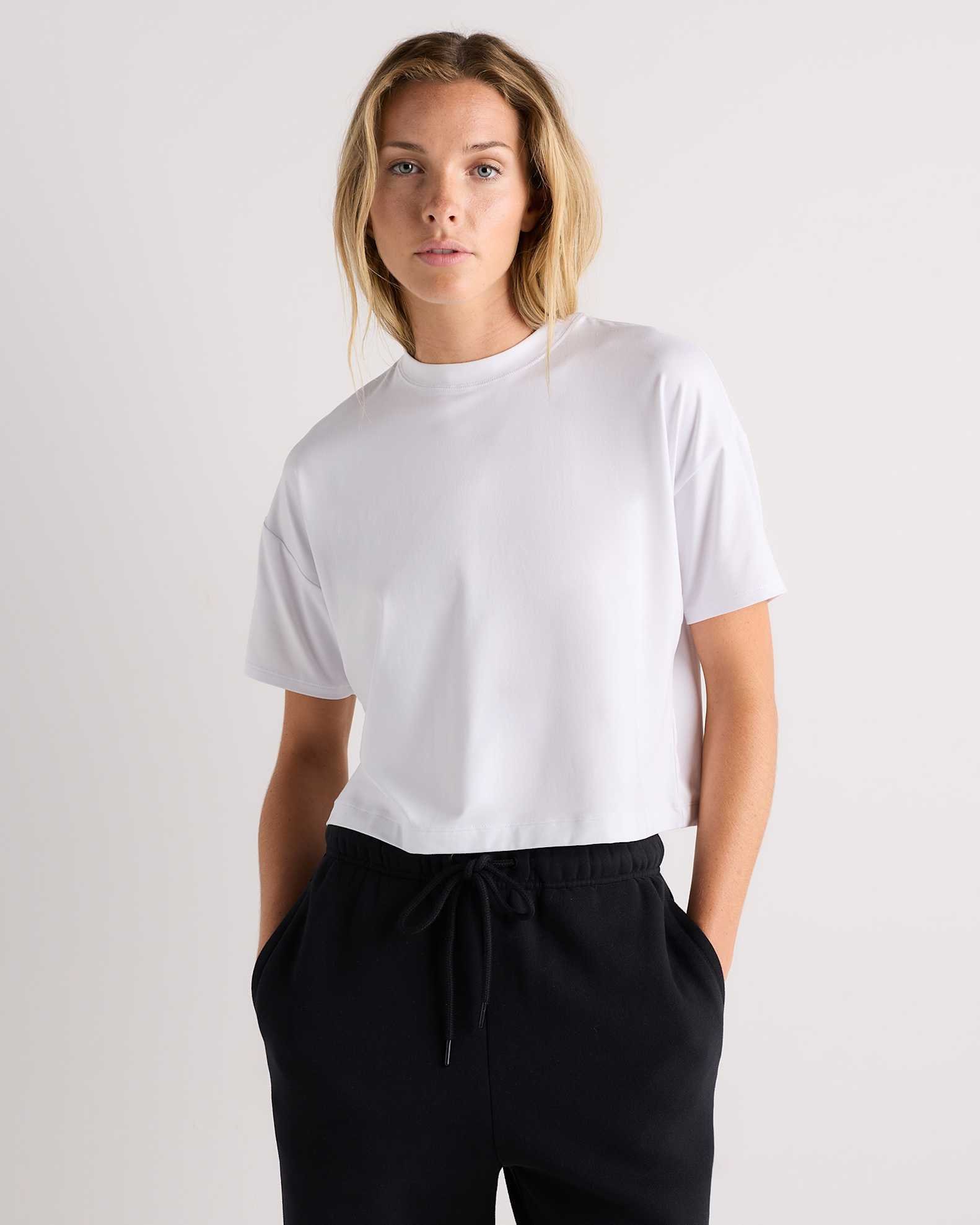 relaxed, slightly boxy tee