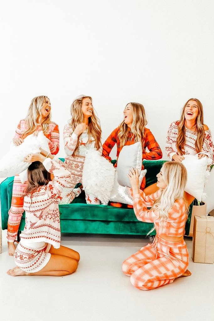 Guide to Hosting a Girlfriends Holiday Pajama Party — House of Harvey