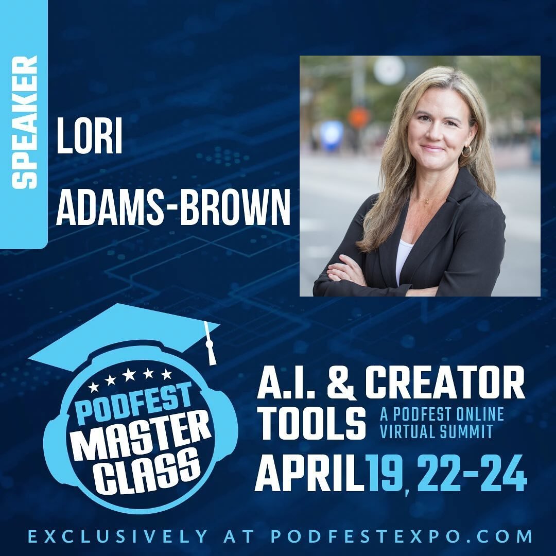 EXCITING ANNOUNCEMENT! 🚨 

I&rsquo;ve been selected to speak at Podfest Multimedia Expo Masterclass: A.I.&amp; Creator Tools Summit this April 19, 22-24!

I will be joined by over 30 speakers and industry experts on the BEST and HOTTEST A.I. tools t