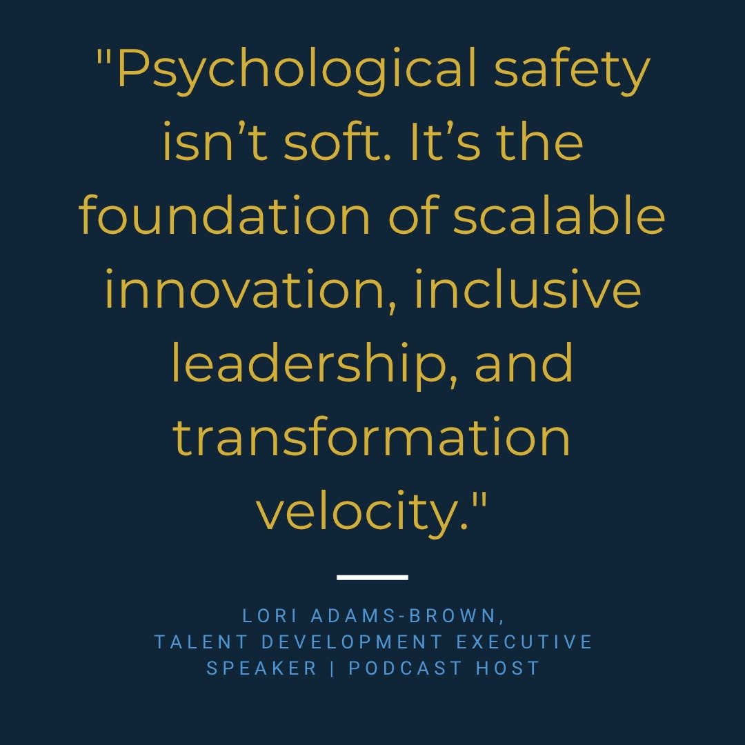 🌍 A World of Difference | Thought Leadership on Workplace Culture &amp; Innovation

&ldquo;Psychological safety isn&rsquo;t soft. It&rsquo;s the foundation of scalable innovation, inclusive leadership, and transformation velocity.&rdquo;
&mdash; Lor