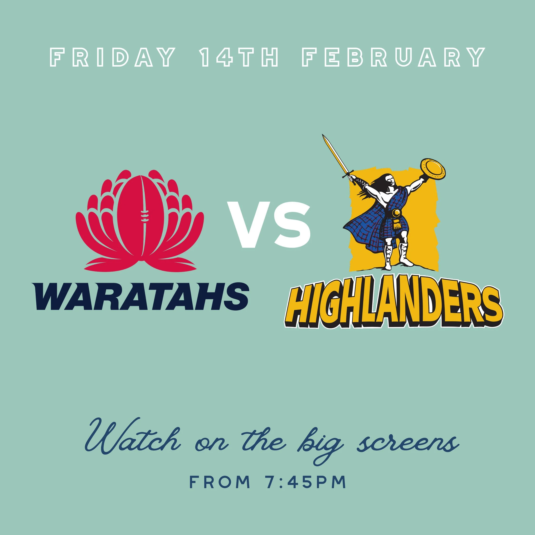 Super Rugby: WARATAHS vs HIGHLANDERS