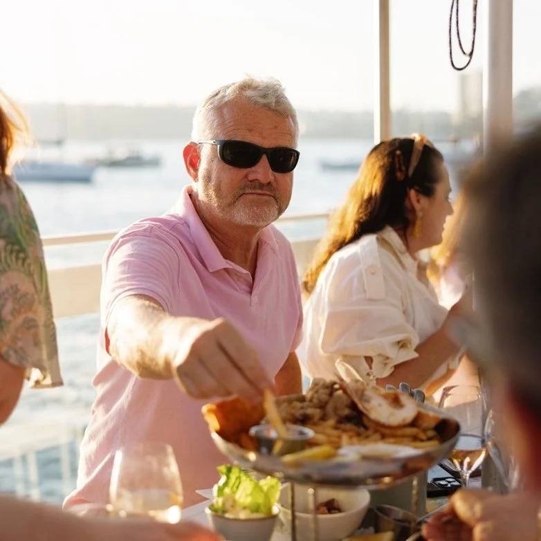 Fancy a seafood share feast? Our Chilled, Hot and Deluxe Platters are overflowing with the freshest prawns, oysters, sashimi, bugs, scallops and more &ndash; all served with crisp golden chips. Doors open 11am.

Race you to Manly Skiff! Book via our 