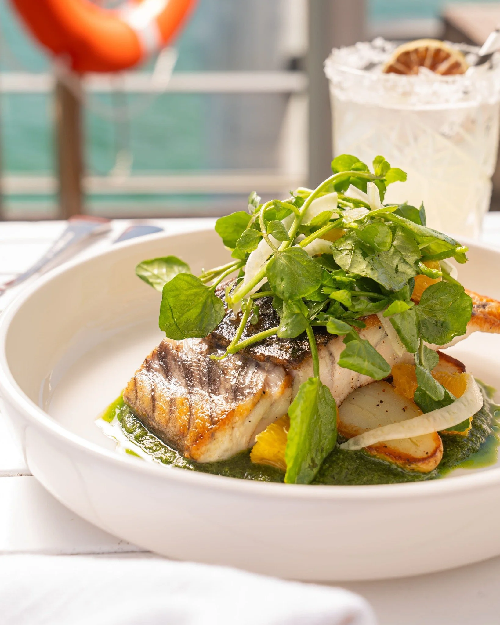Crisp-skinned barramundi straight from Queensland waters. This is coastal dining at its finest. Balanced, beautiful, and packed with flavour. On the menu now.

#Barramundi #SeafoodLovers #FreshCatch #CoastalEats #SustainableSeafood #ModernAustralian 
