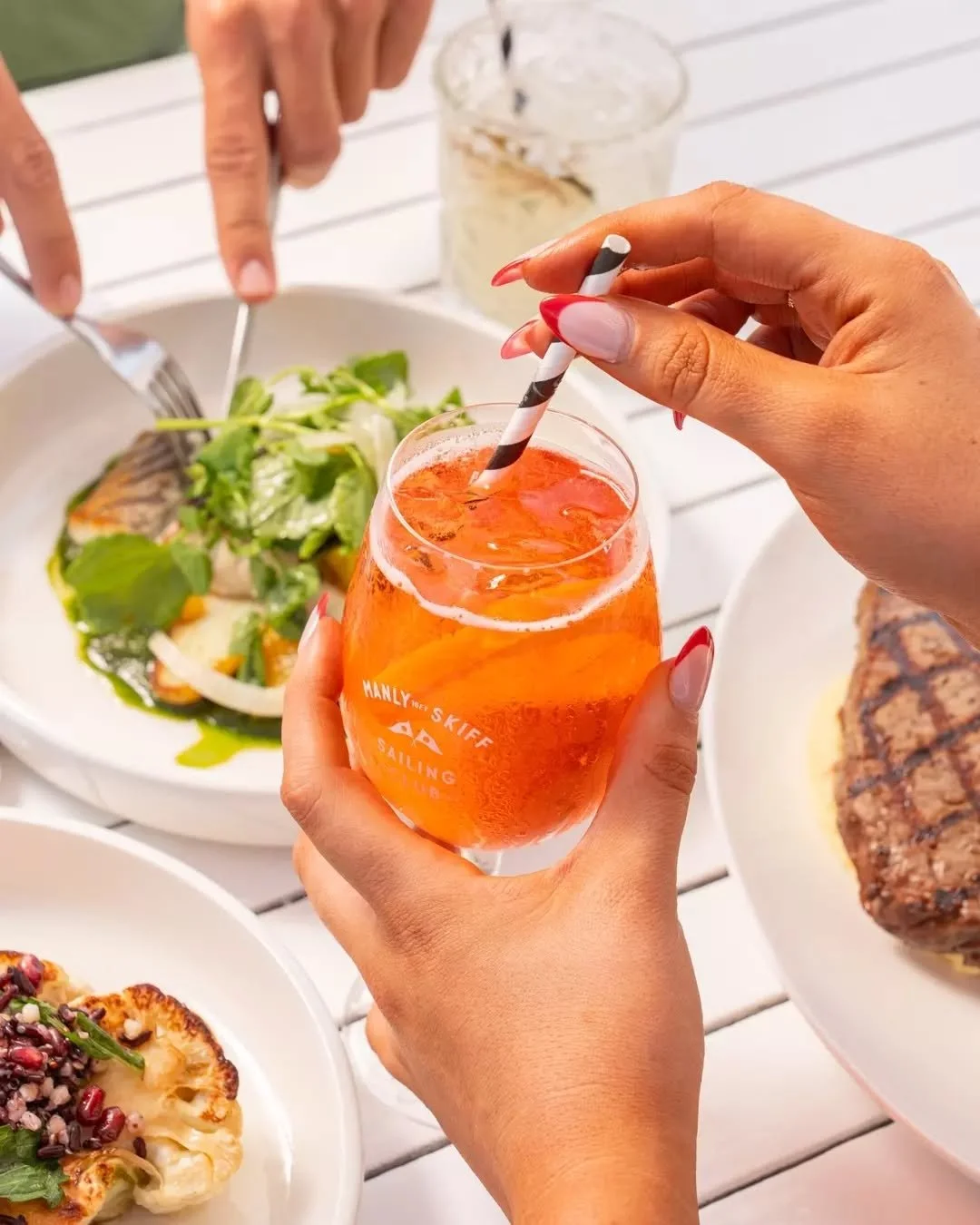 Aperol Spritz, perfectly chilled, ready for golden hour. This is how you start the weekend.