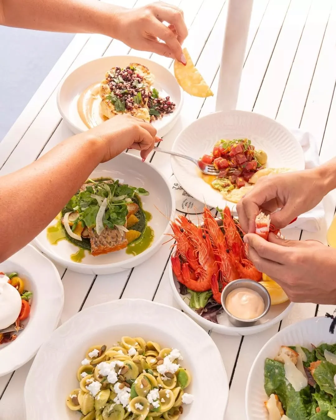 Saturday sorted. Fresh food, harbour views, and nowhere else you'd rather be.