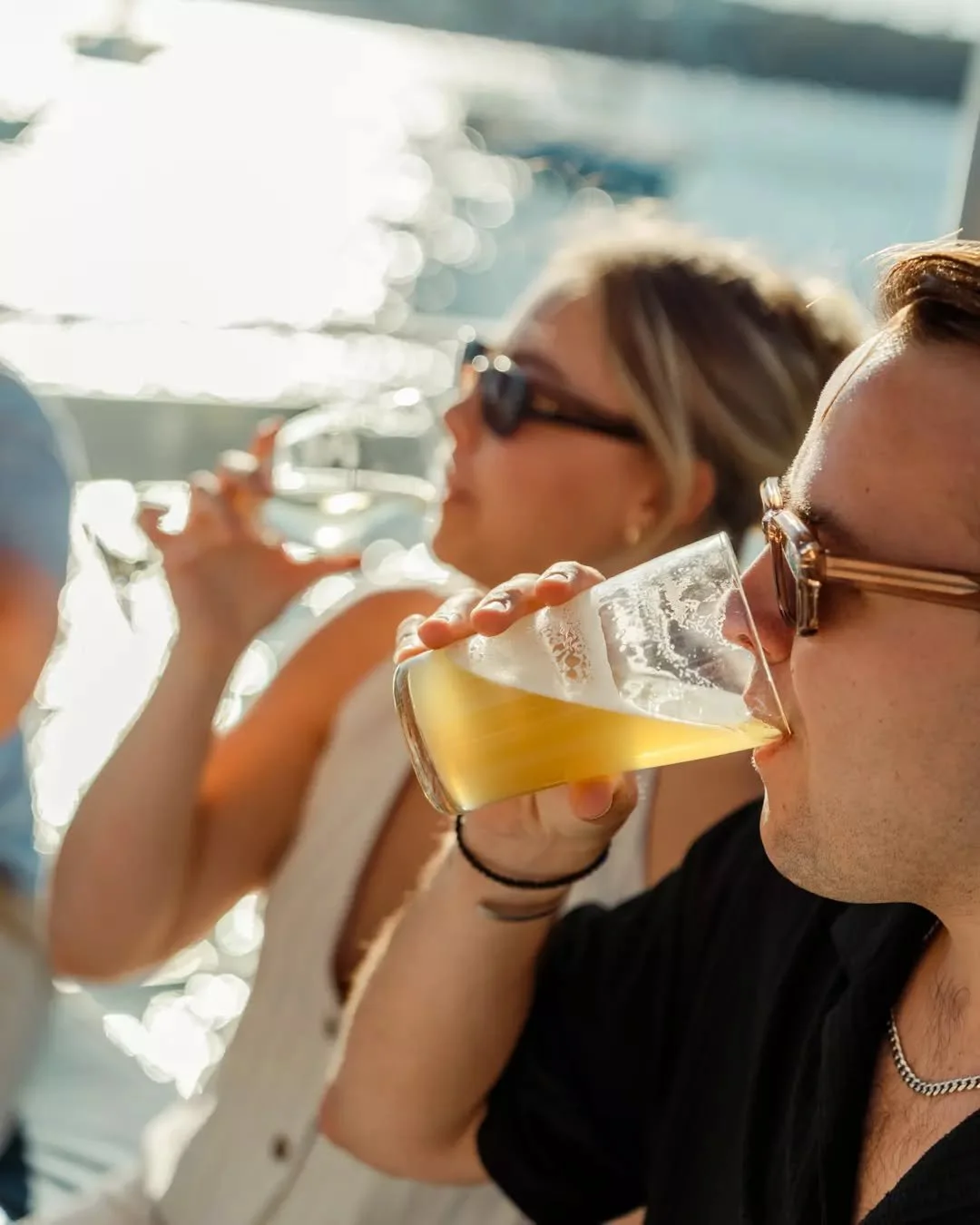 Sunday sessions done right. Stone &amp; Wood in hand, harbour views stretching out, and absolutely nothing to rush for.