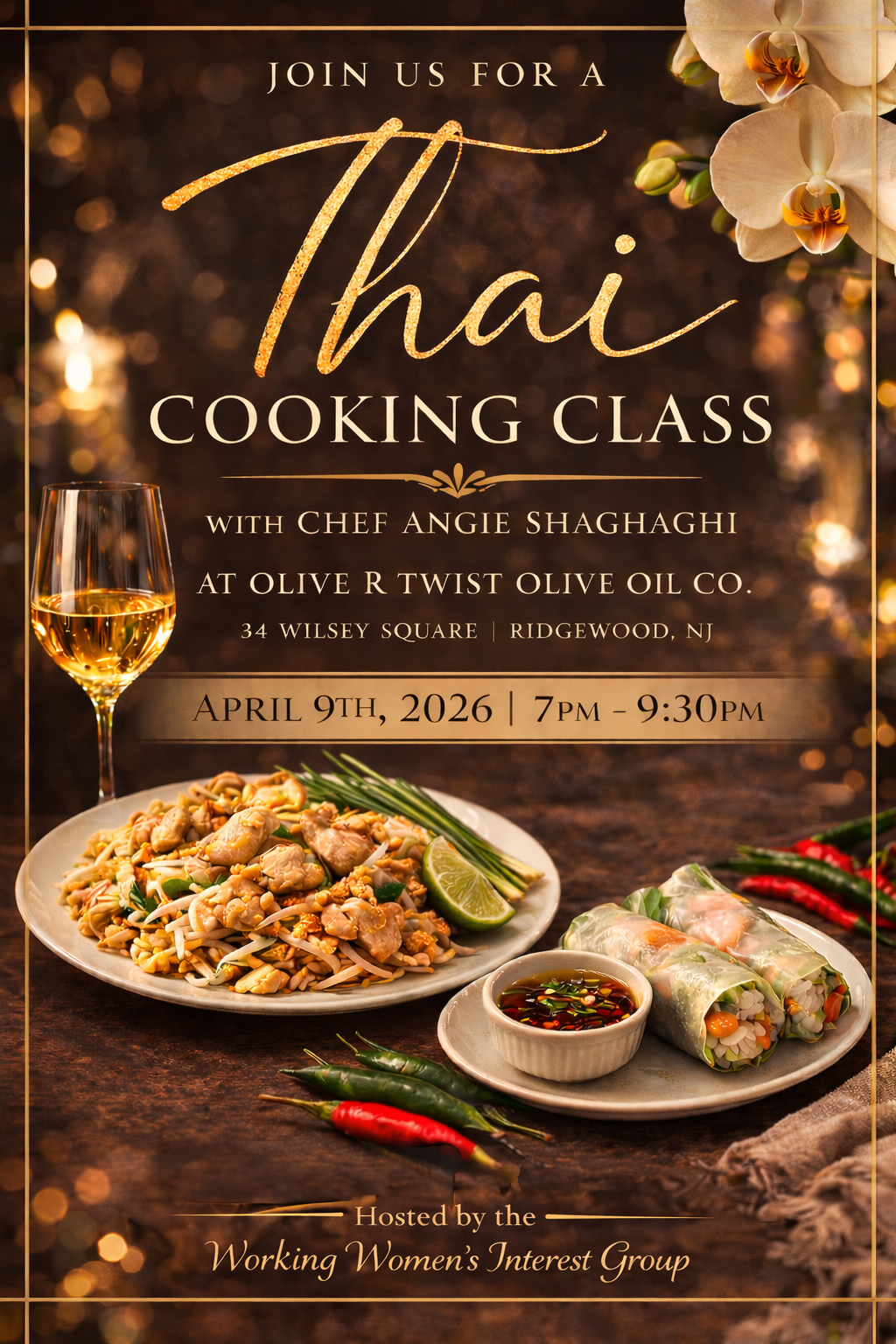 Working Women's Cooking Class at Olive R Twist