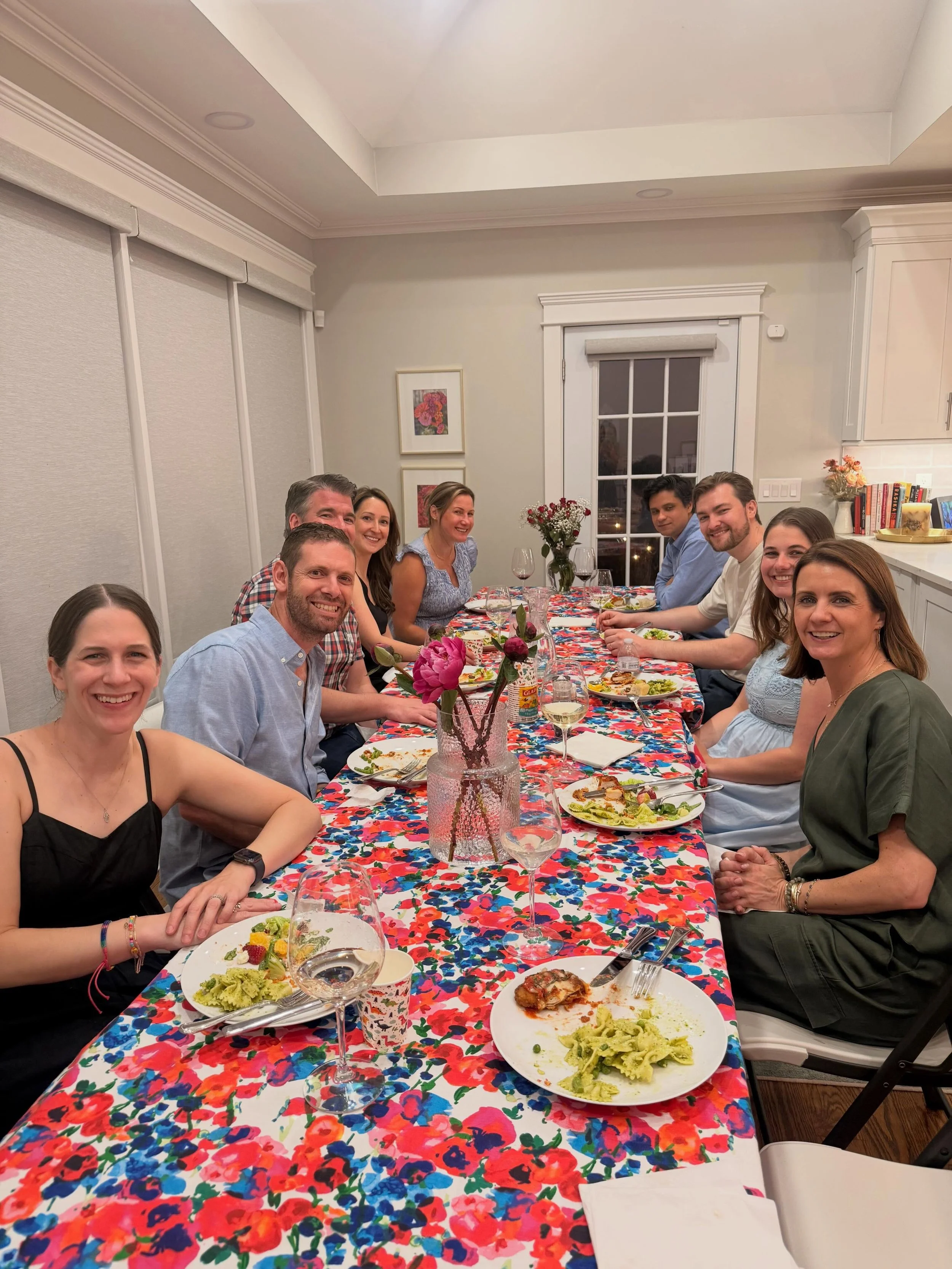 Food and friends&hellip; what better combo can you ask for? Thank you to all who participated in our Spring Progressive Dinner, thank you to our amazing hosts for opening up your homes to us, and thank you to Catchy Catering for providing us with a d