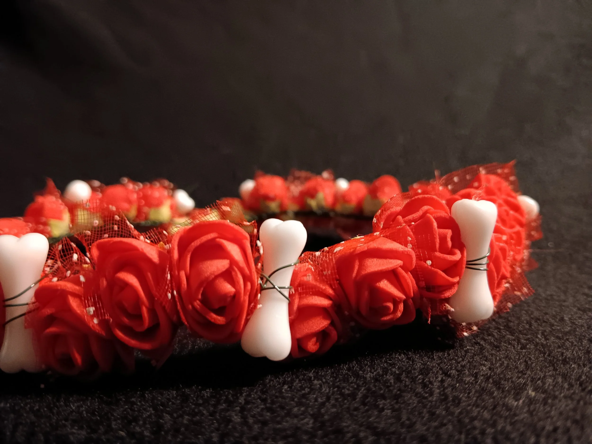 bone flower crowns