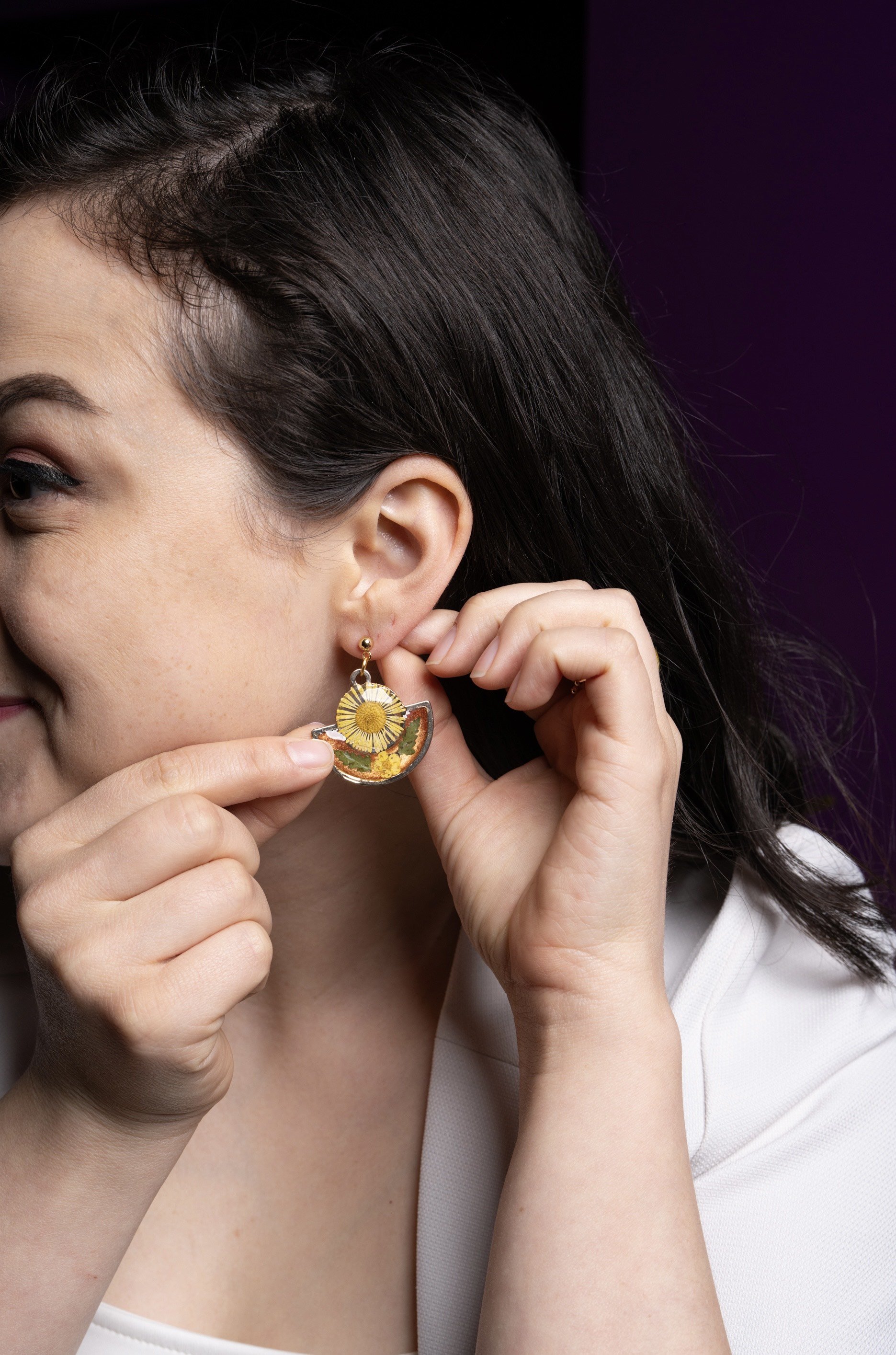 Vintage beauty earrings