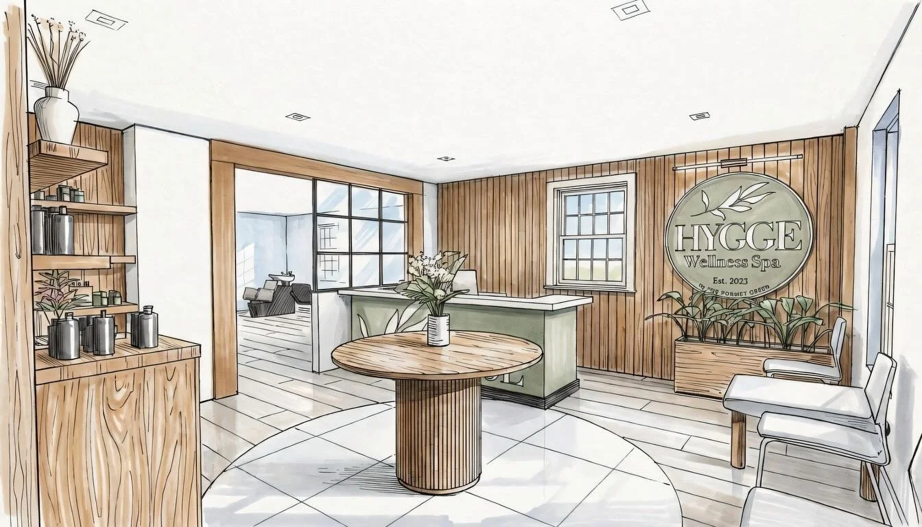 Schematic Renderings - Hygge Wellness Spa
