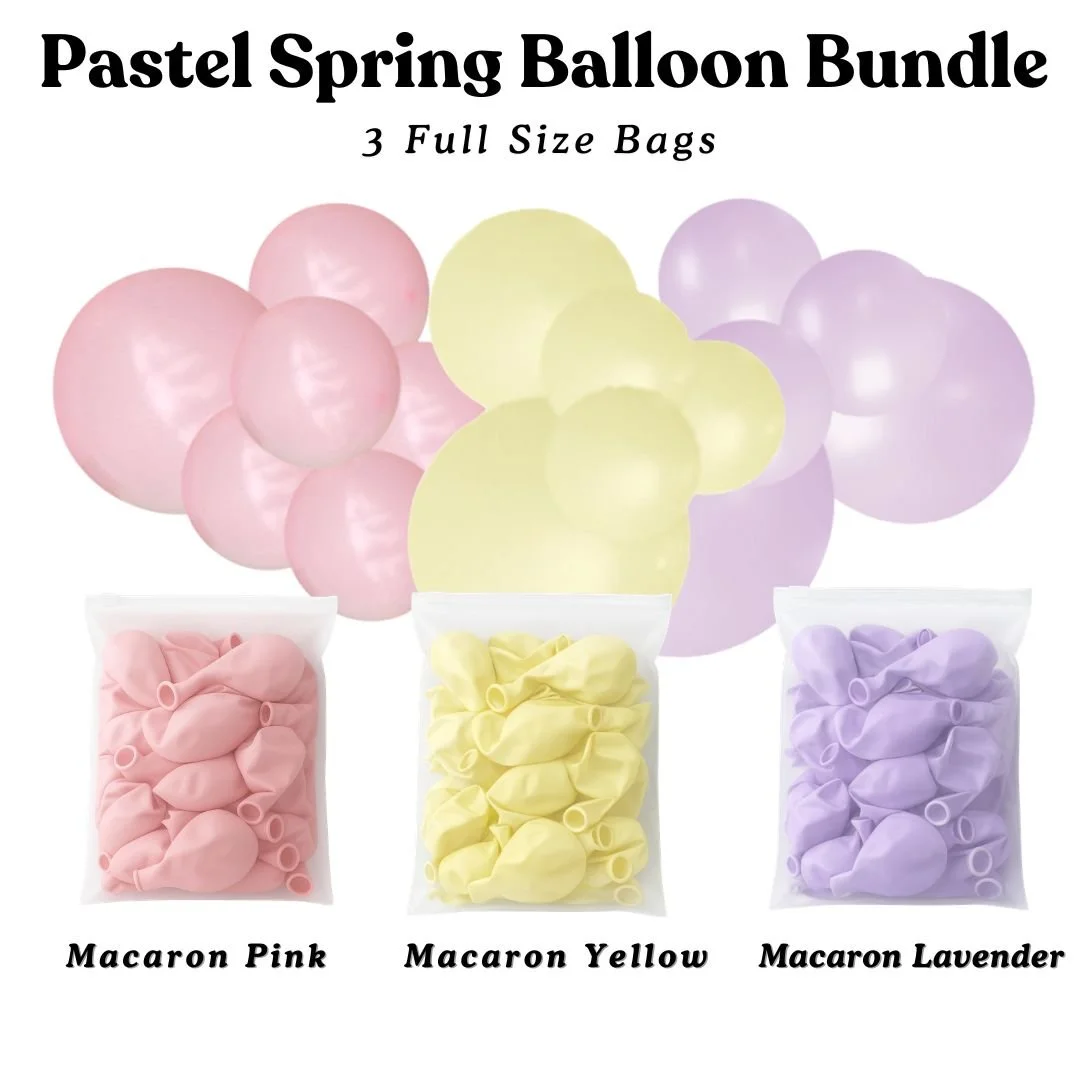 Pastel Spring Balloon Bundle