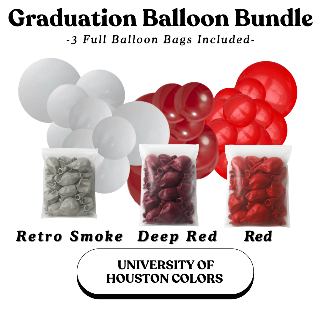 University of Houston Graduation Balloon Bundle