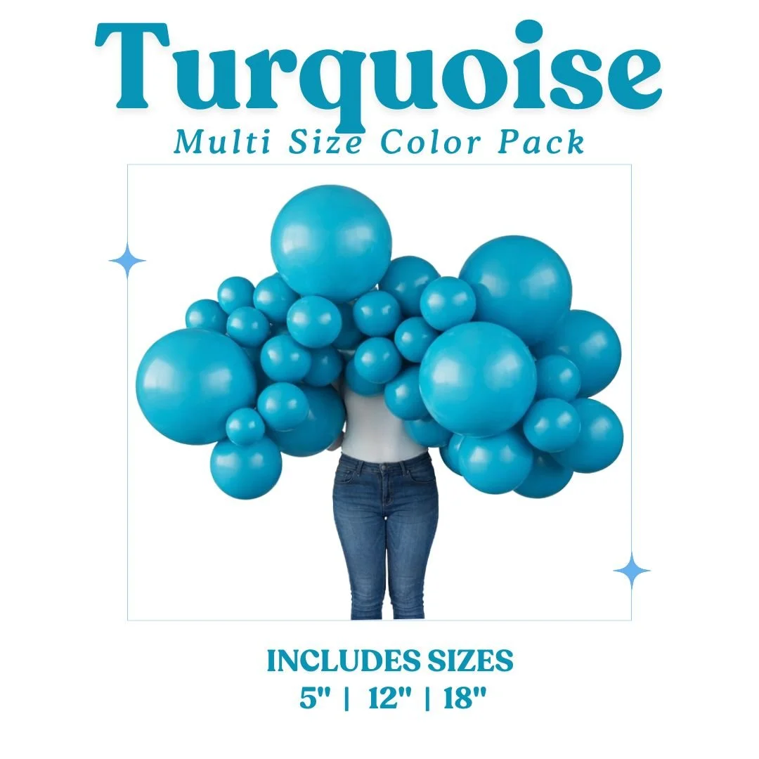 Turquoise Balloon Pack