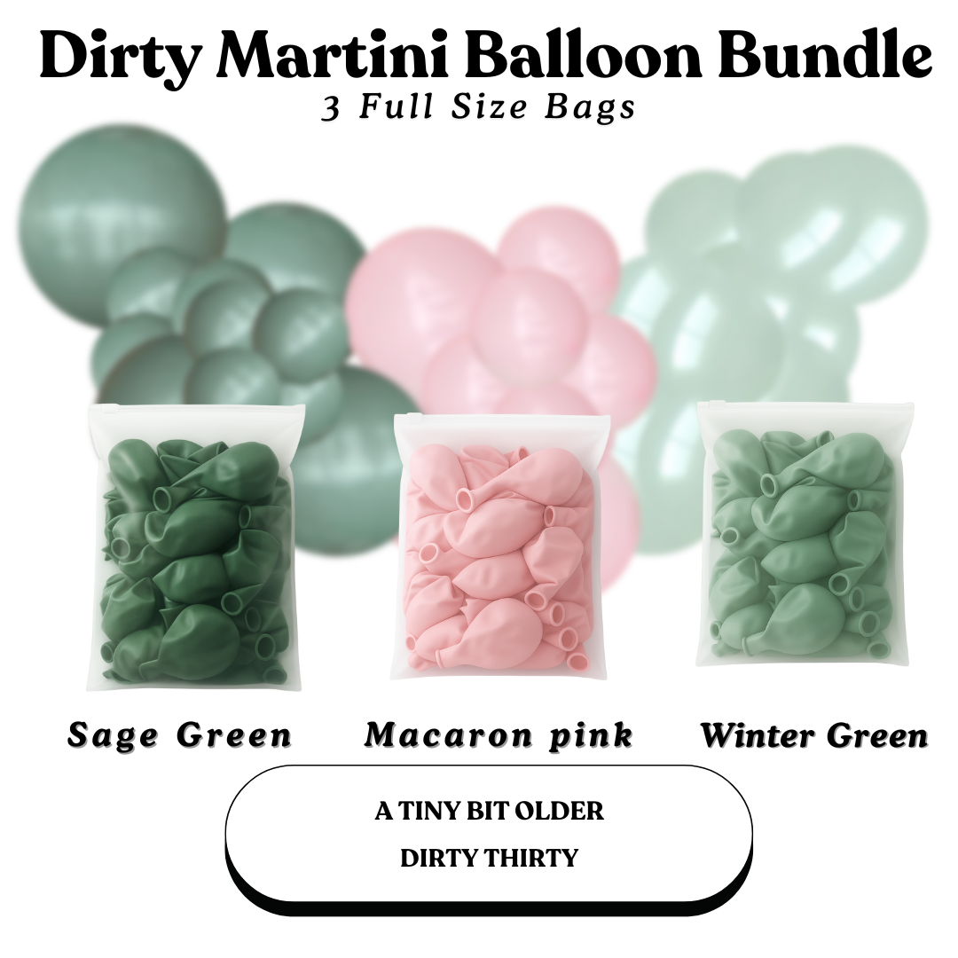 Dirty Martini Balloon Bundle