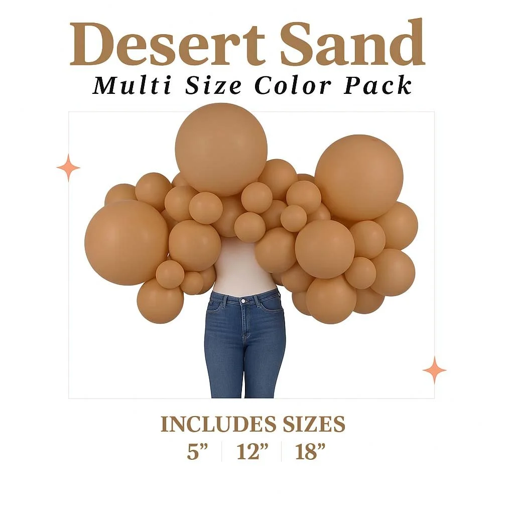 Desert Sand Balloon Multi Pack