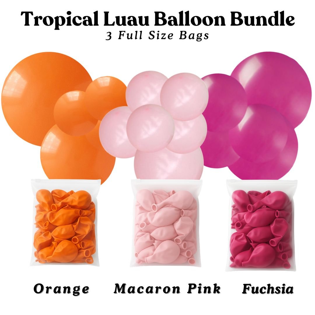 Tropical Luau Balloon Bundle