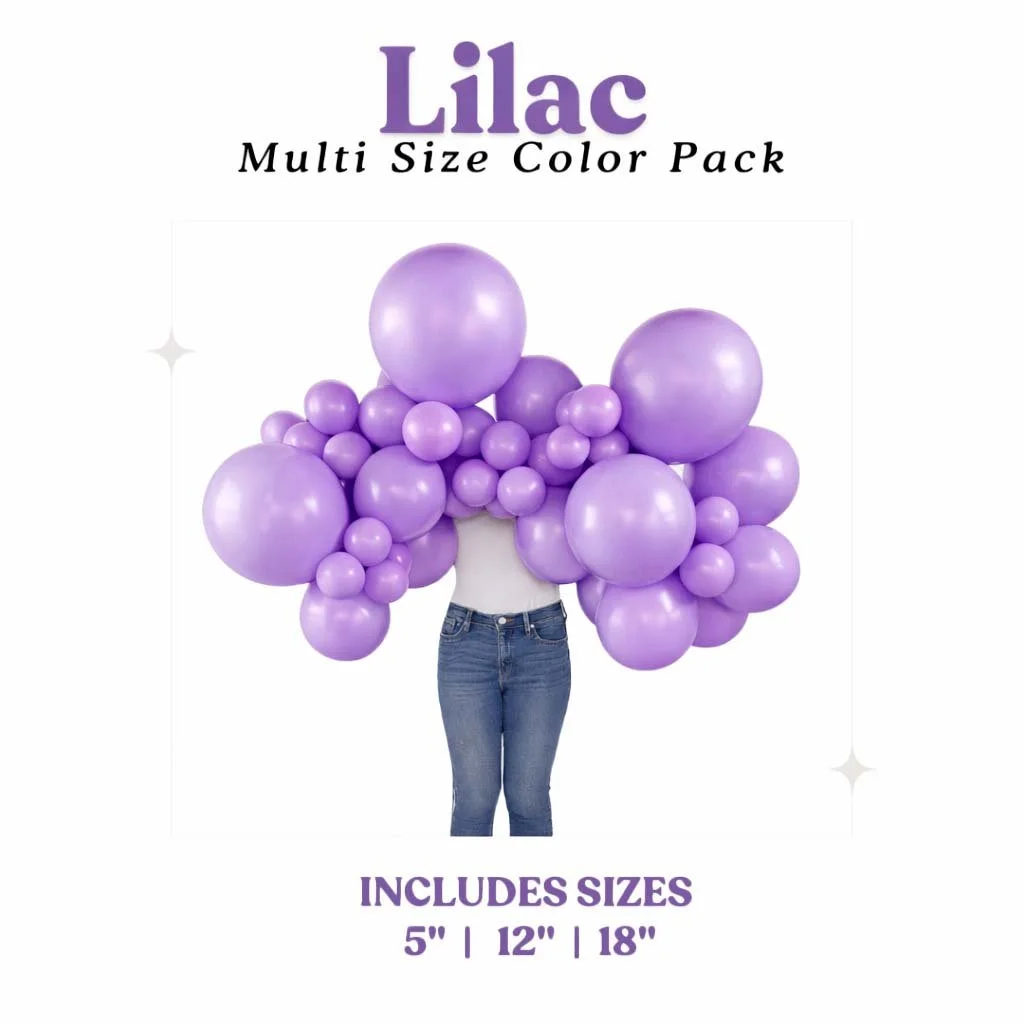 Lilac Balloon Multi Pack