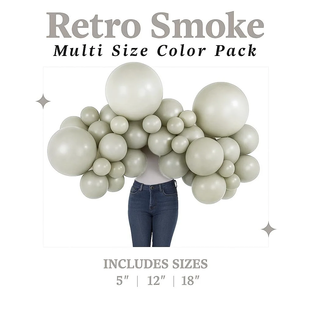 Retro Smoke Balloon Multi Pack