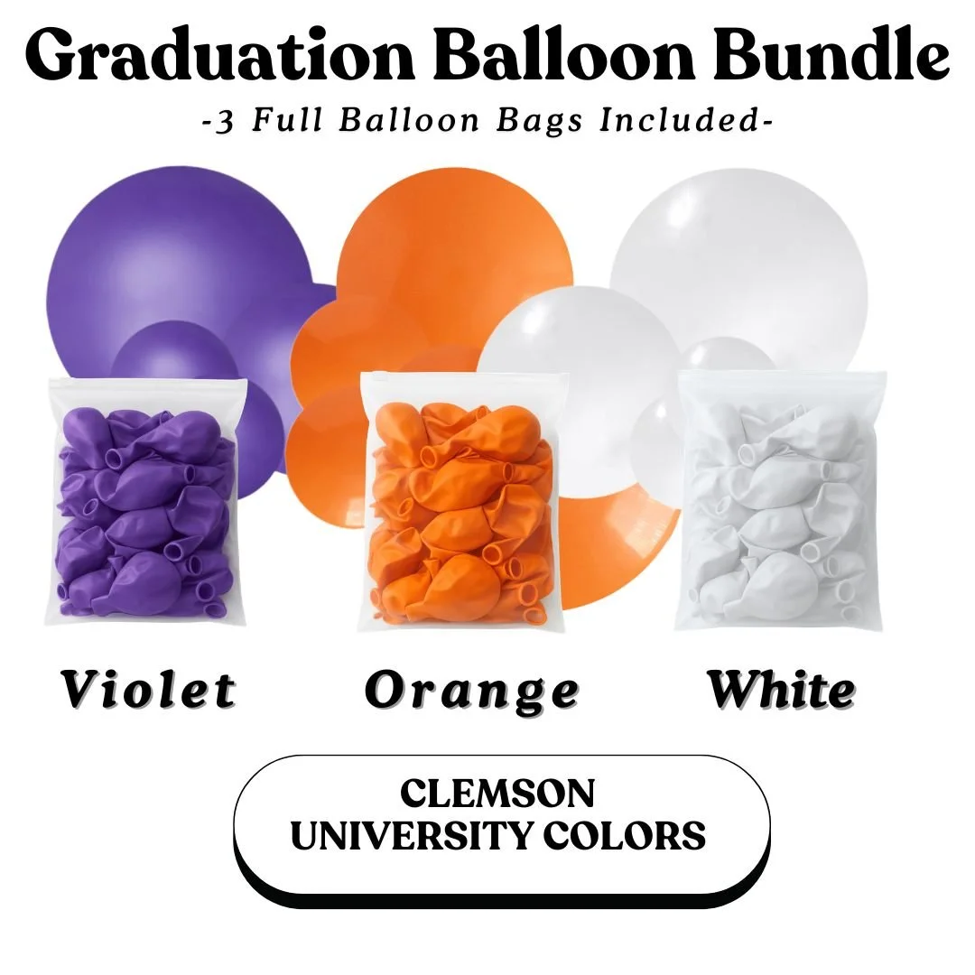 Clemson University Graduation Balloon Bundle