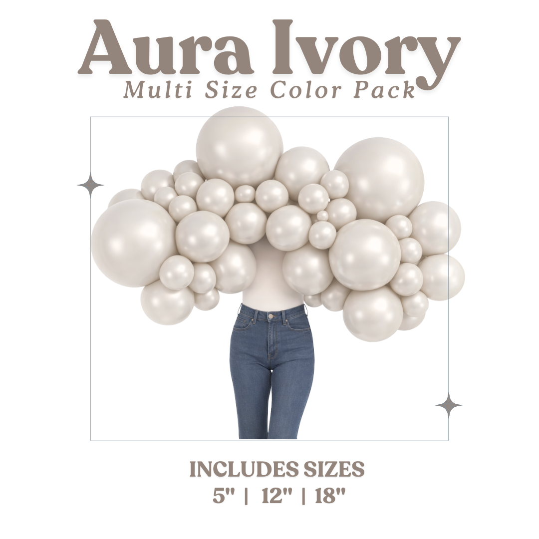 Aura Ivory Balloon Pack