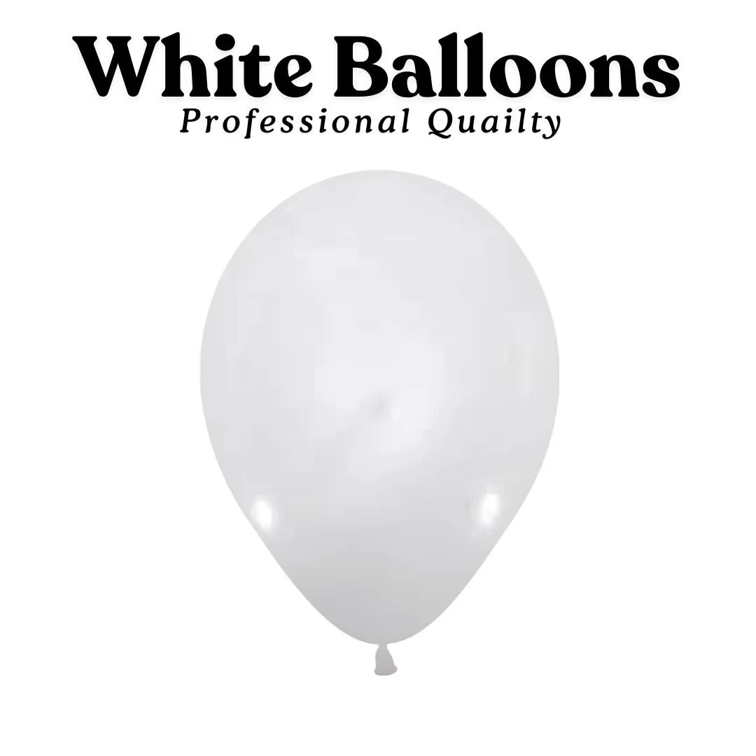 White Kalisan Balloons