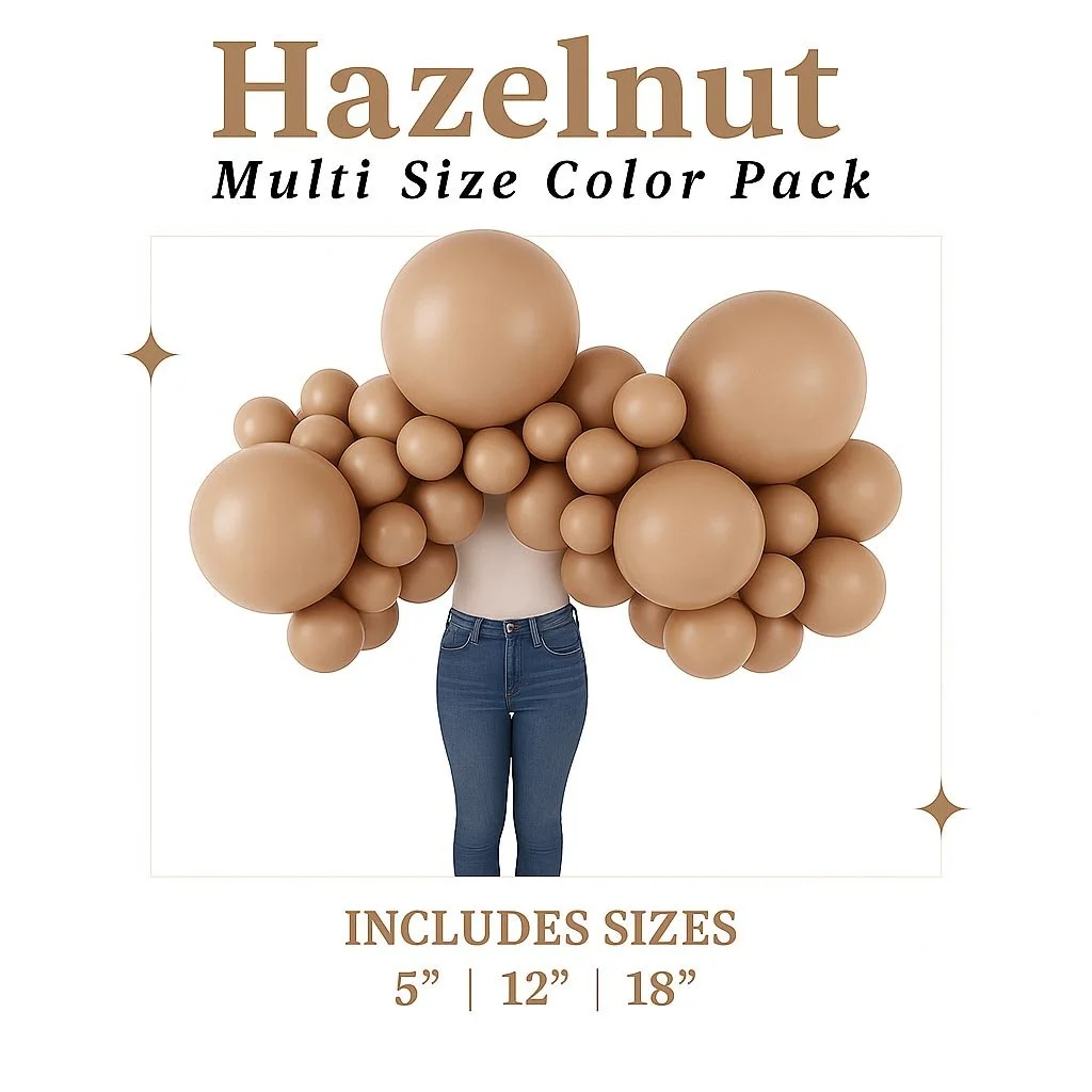 Hazelnut Balloon Pack